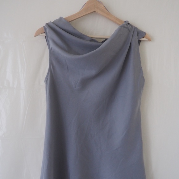 Authentic Pre-Owned Hugo Boss Metallic Leggings + Grey Flare Neck Top - Picture 4 of 6